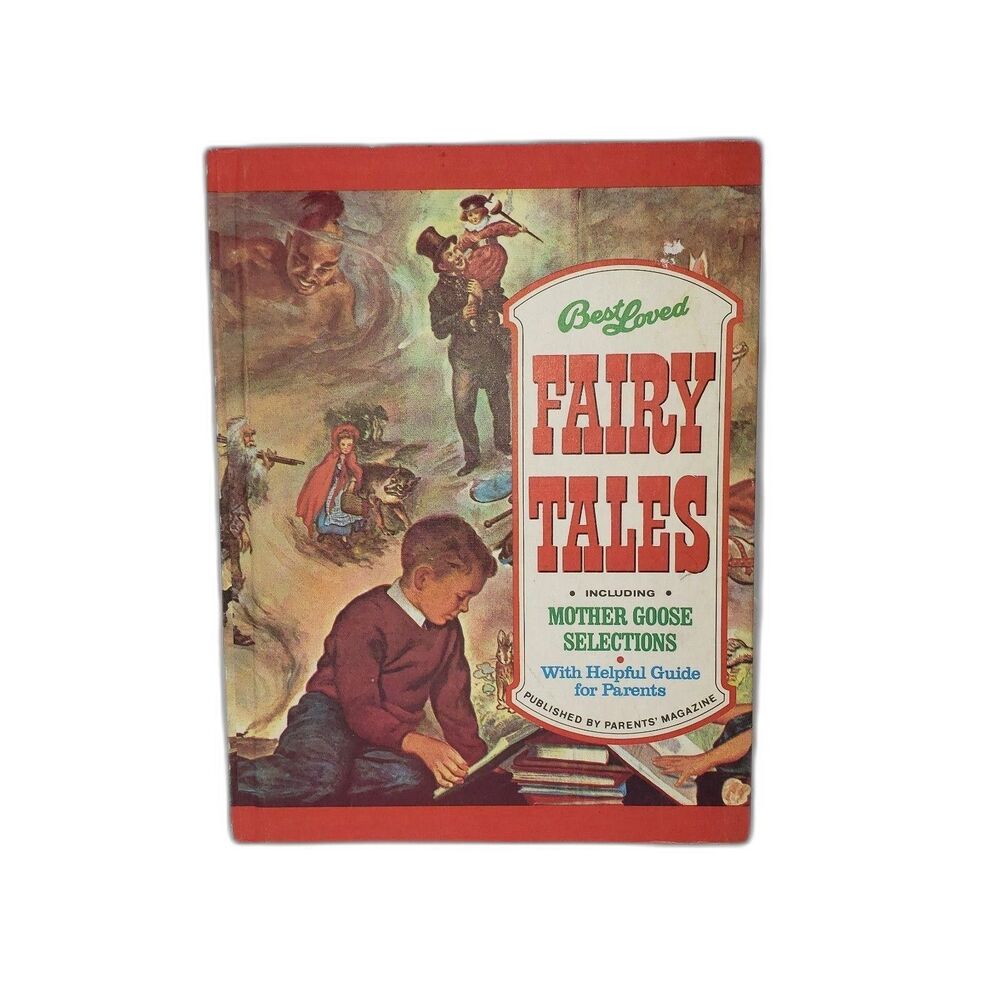 Vintage 1974 Best Loved Fairy Tales Book Mother Goose Parents Magazine Hardcover